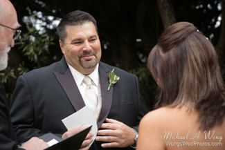 California Wedding Groom